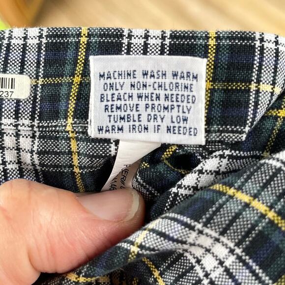 Ralph Lauren Men's Green Plaid Button Down Shirt Size XXL - Picture 8 of 8